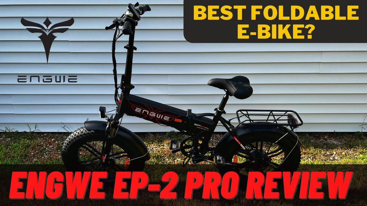 ENGWE EP-2 Pro 750W Foldable Electric Bike // Fat Tire EBike Review ...