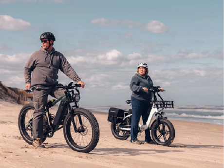 Cruise Across Sandy Ocean Beaches Riding A Fat Tyre Electric Bike