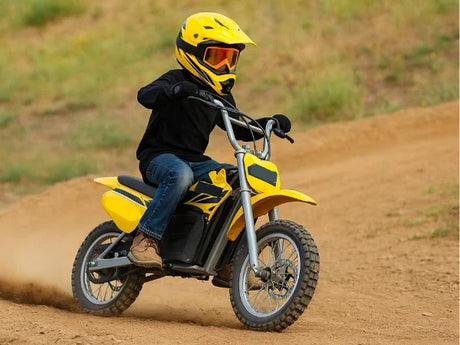 Keep Young Outdoor Adventurers Safe Riding An Electric Kids Dirt Bike