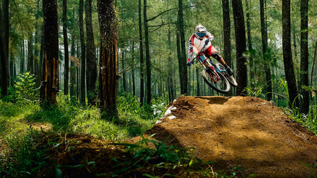 a man riding off road