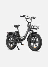 onyx black engwe l20 2.0 fat tire e-bike