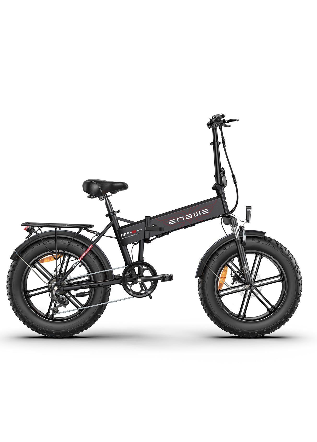 black engwe ep-2 pro folding electric bike