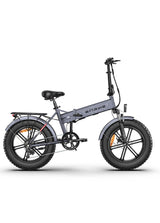 a slate gray engwe ep-2 pro folding electric bike
