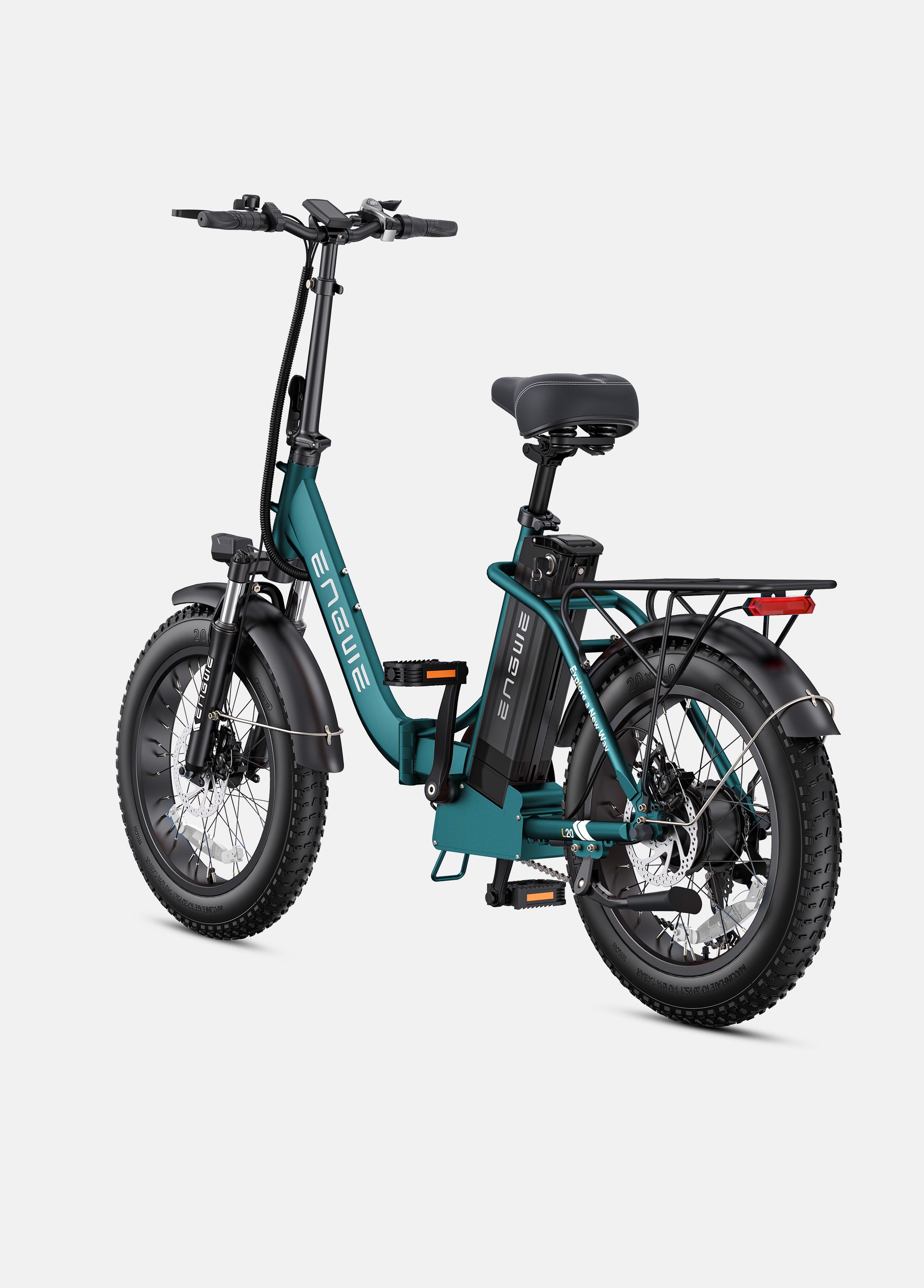 Engwe L20 2.0 1125W Fat Tire Folding E-bike 75N.m Torque – Engwe