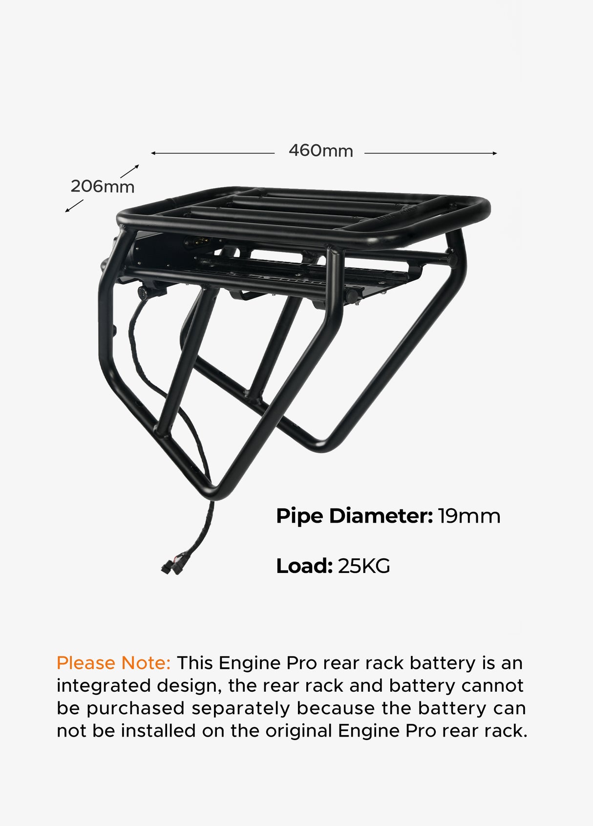 engwe electric bicycle pro storage rack