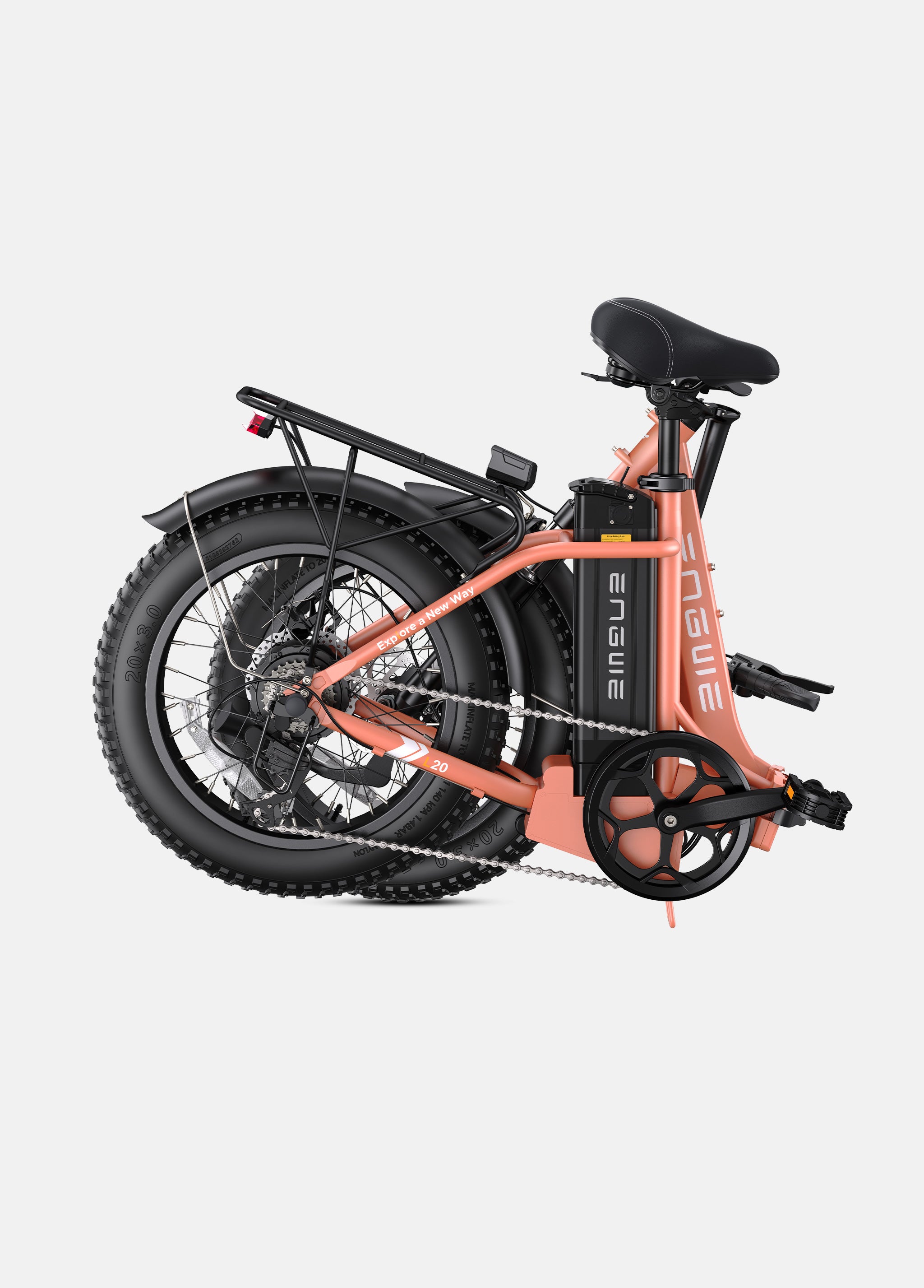 Engwe L20 2.0 1125W Fat Tire Folding E-bike 75N.m Torque – Engwe