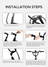 installation steps of the bmx handlebar for engwe ep-2 pro or l20 2.0
