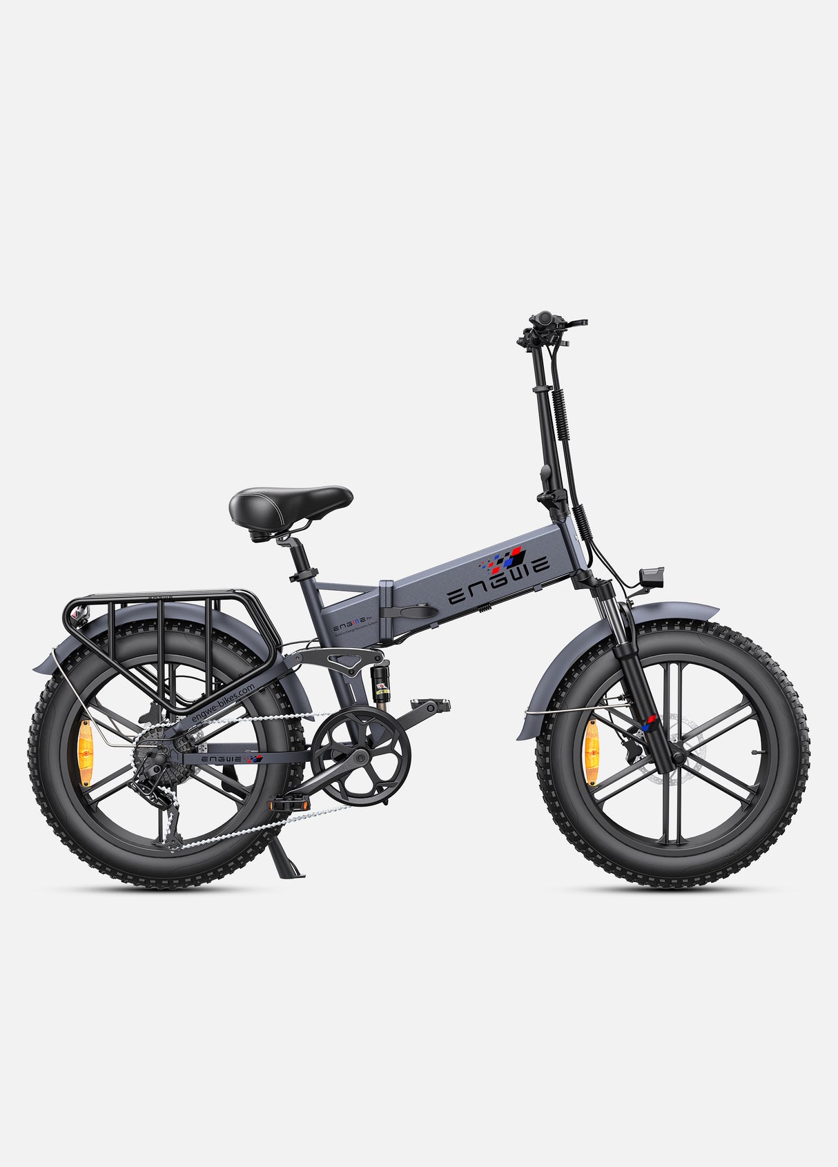 gray engwe engine pro folding electric bike