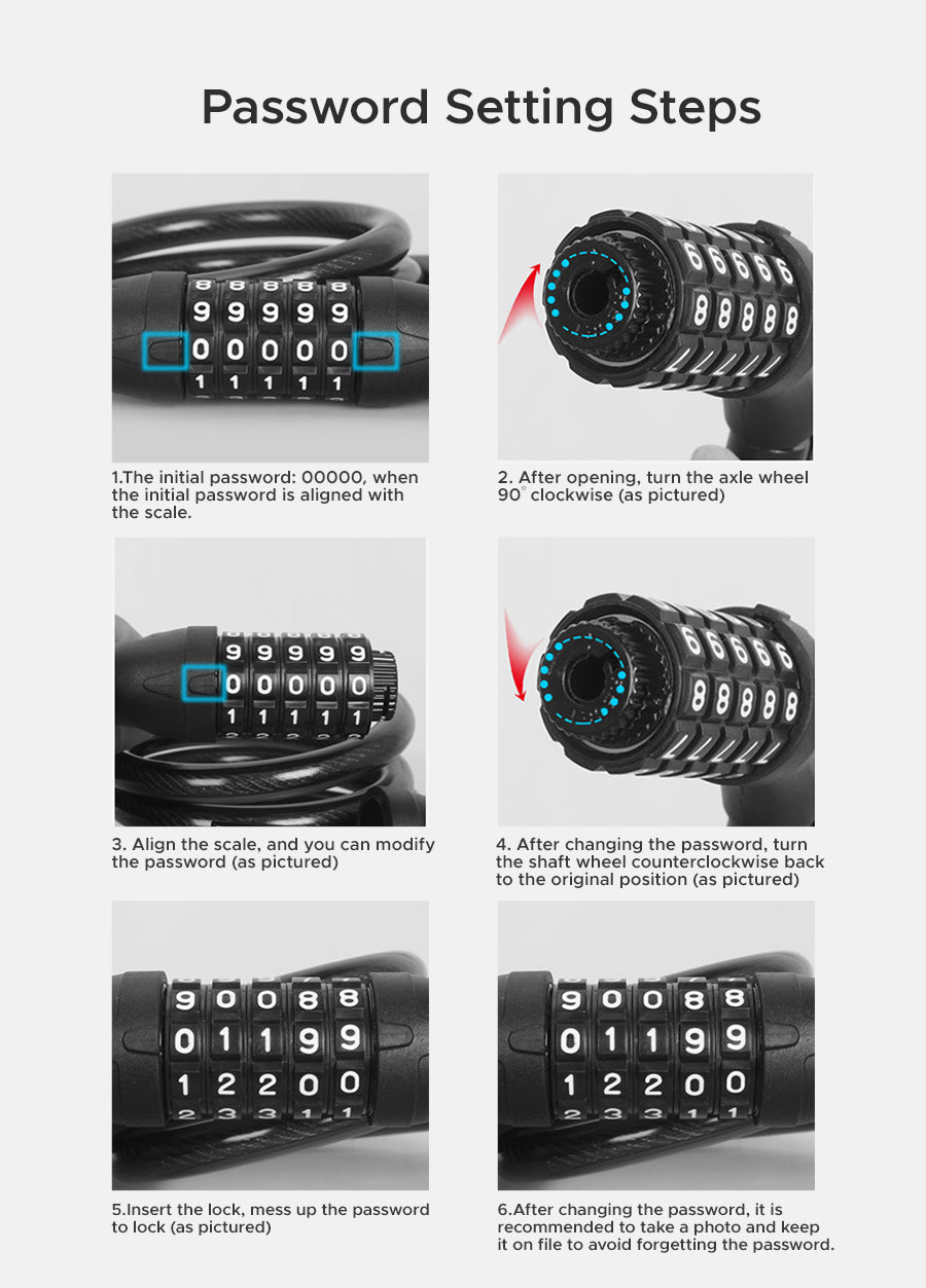 5 Digit Alloy Lock