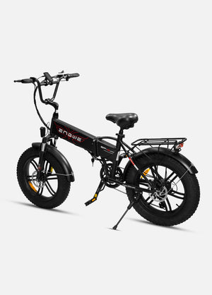 a black engwe ep-2 pro folding electric bike