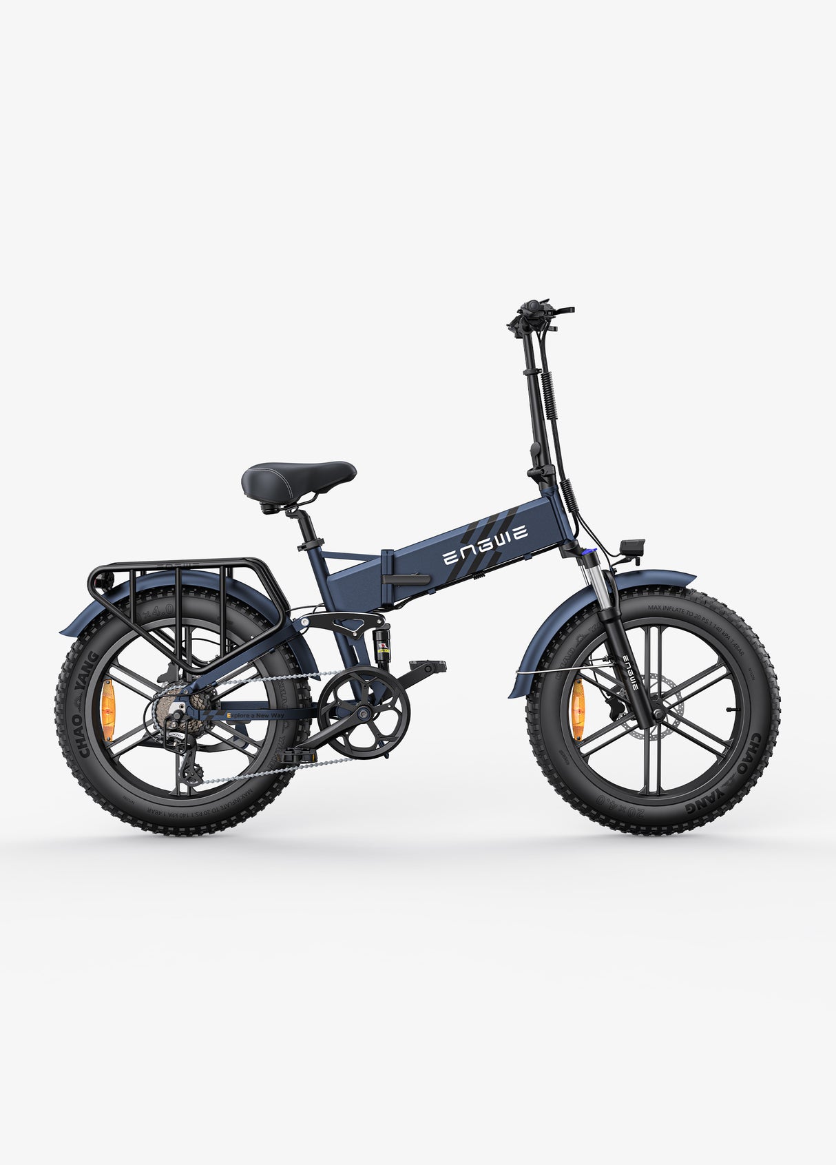 midnight blue engwe engine pro 2.0 full suspension ebike