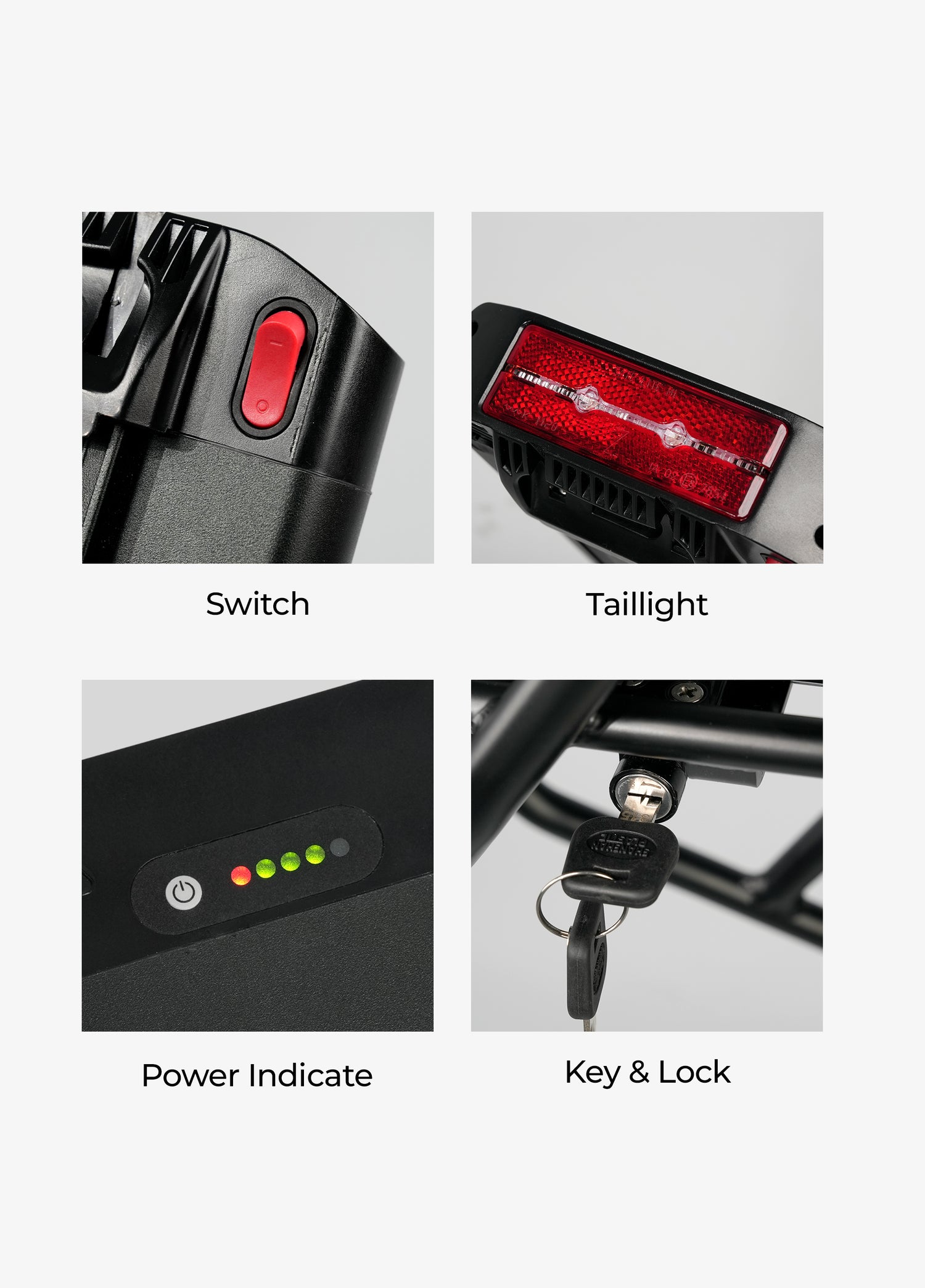 Engwe Engine Pro Rear Rack + Rear Backup Battery – Engwe USA Official