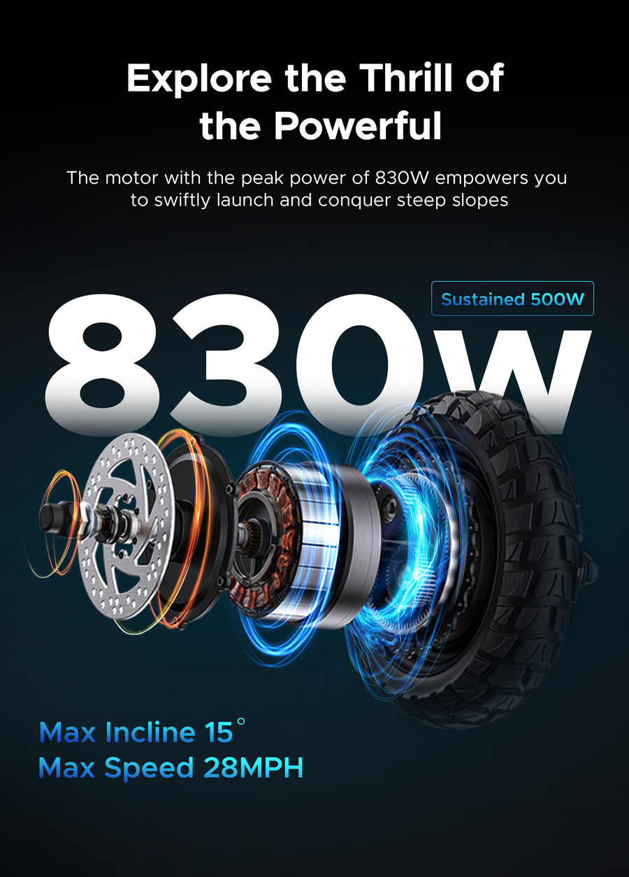 Engew ENGWE Y600 830W City E-scooter for Adults with Suspension – Engwe USA ...