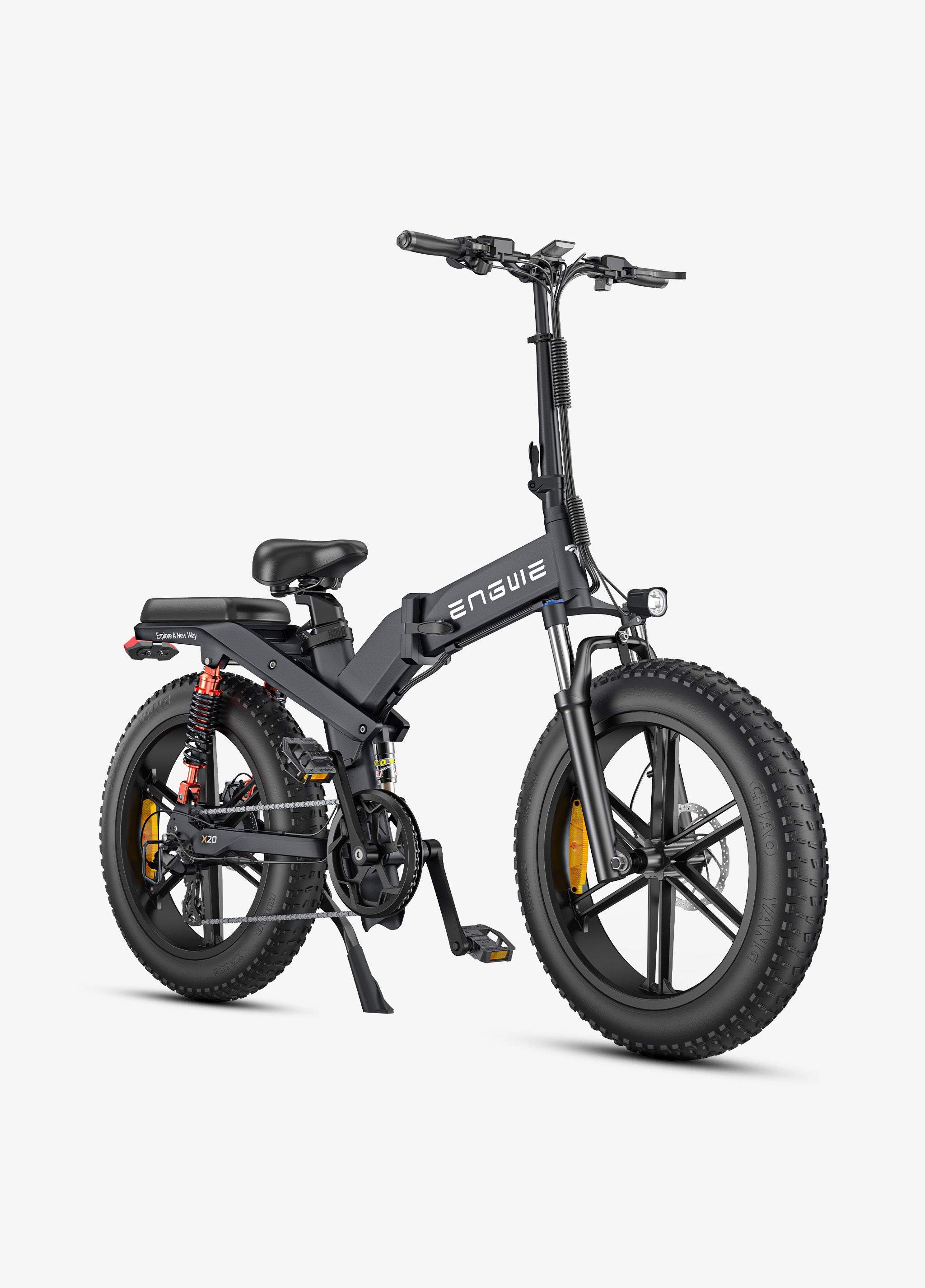 Engwe X20 - 1000W All-terrain Folding Fat Tire E-bike – Engwe USA
