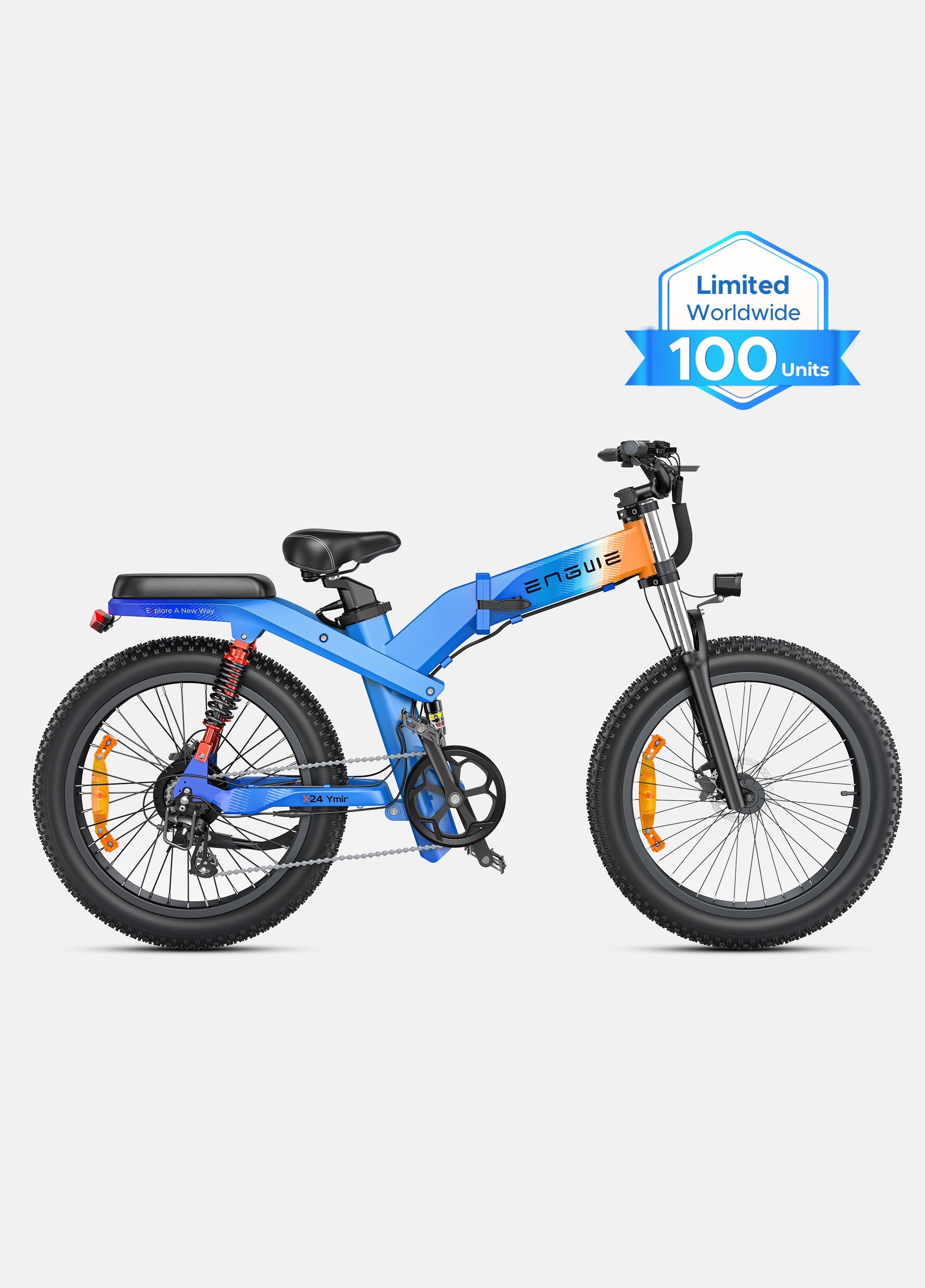 Engwe X24: Fat Tire Folding Electric Bike for All Terrains – Engwe