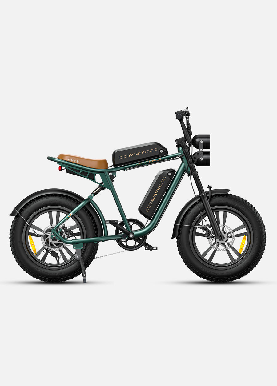 ENGWE M20 green fat tire electric bicycle