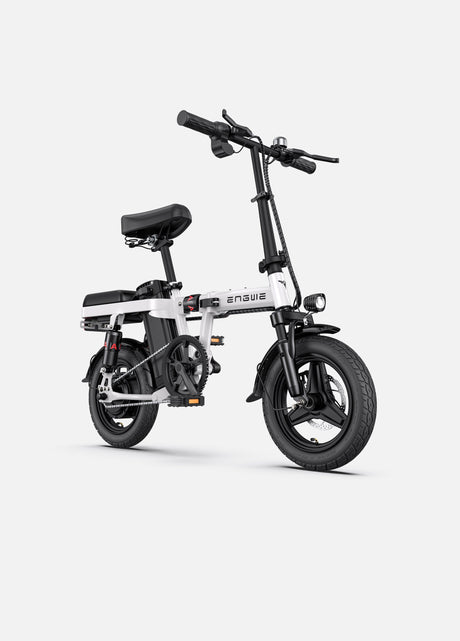 white engwe t14 fold up electric bike