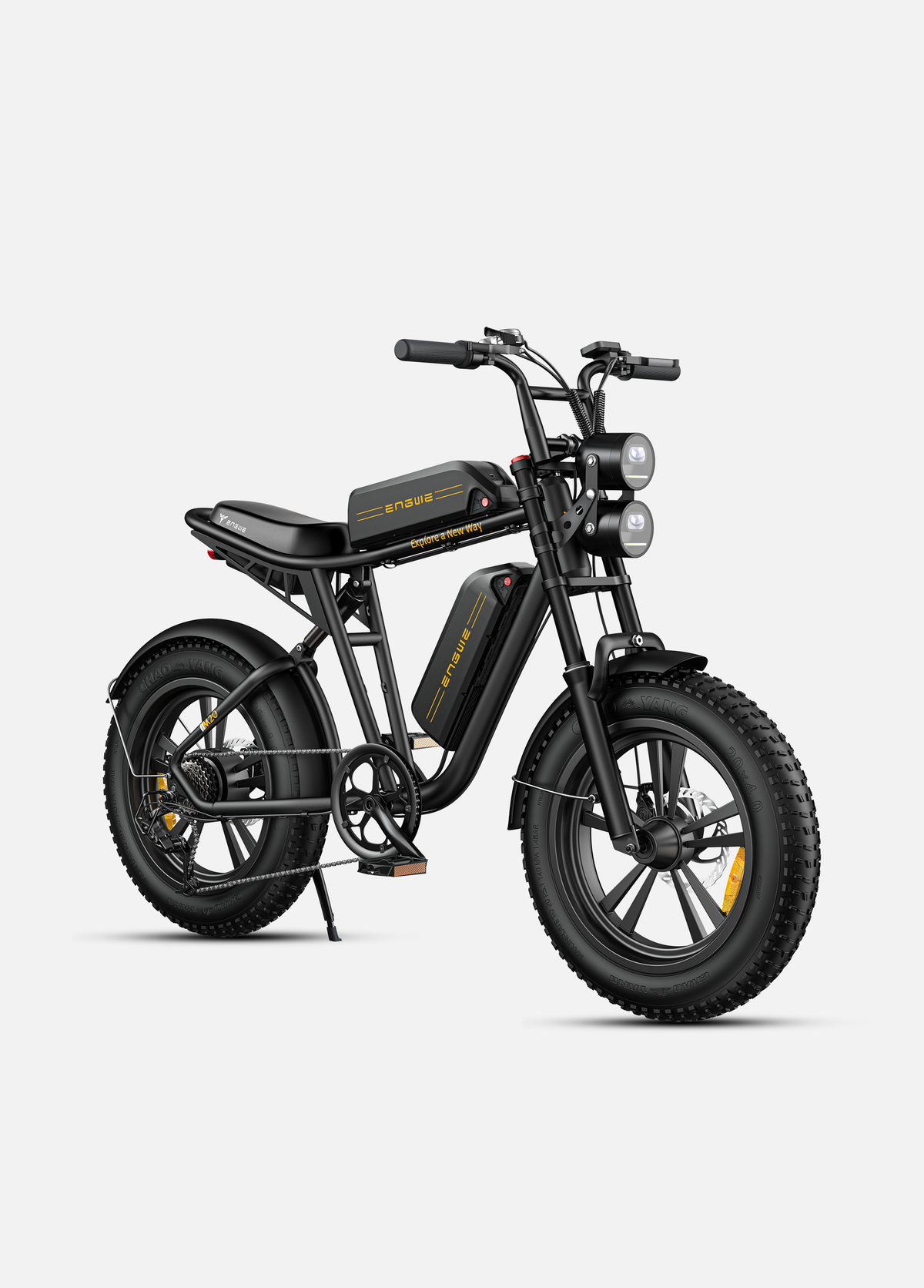 ENGWE M20 moped-style fat tire electric bike