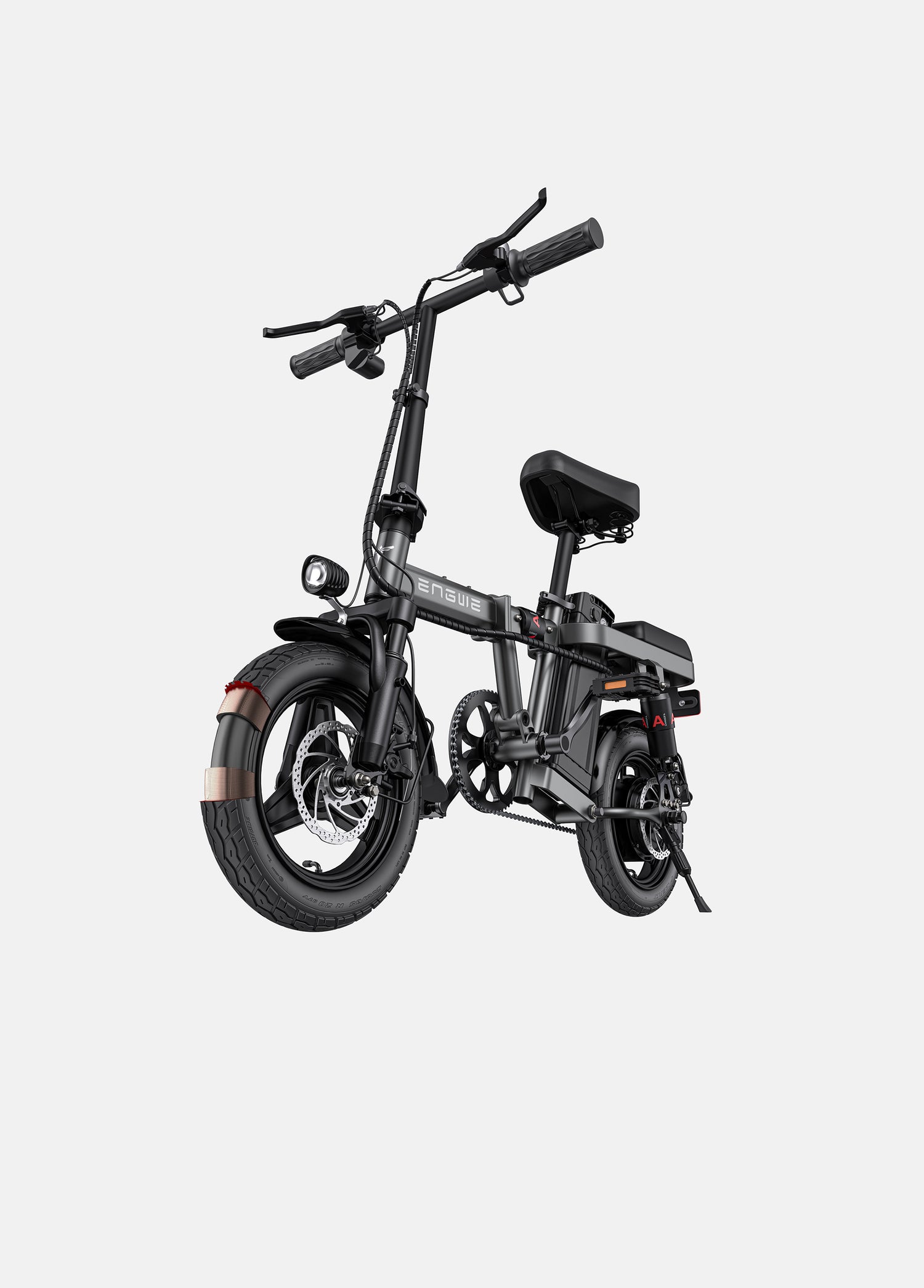 gray engwe t14 mini electric bike