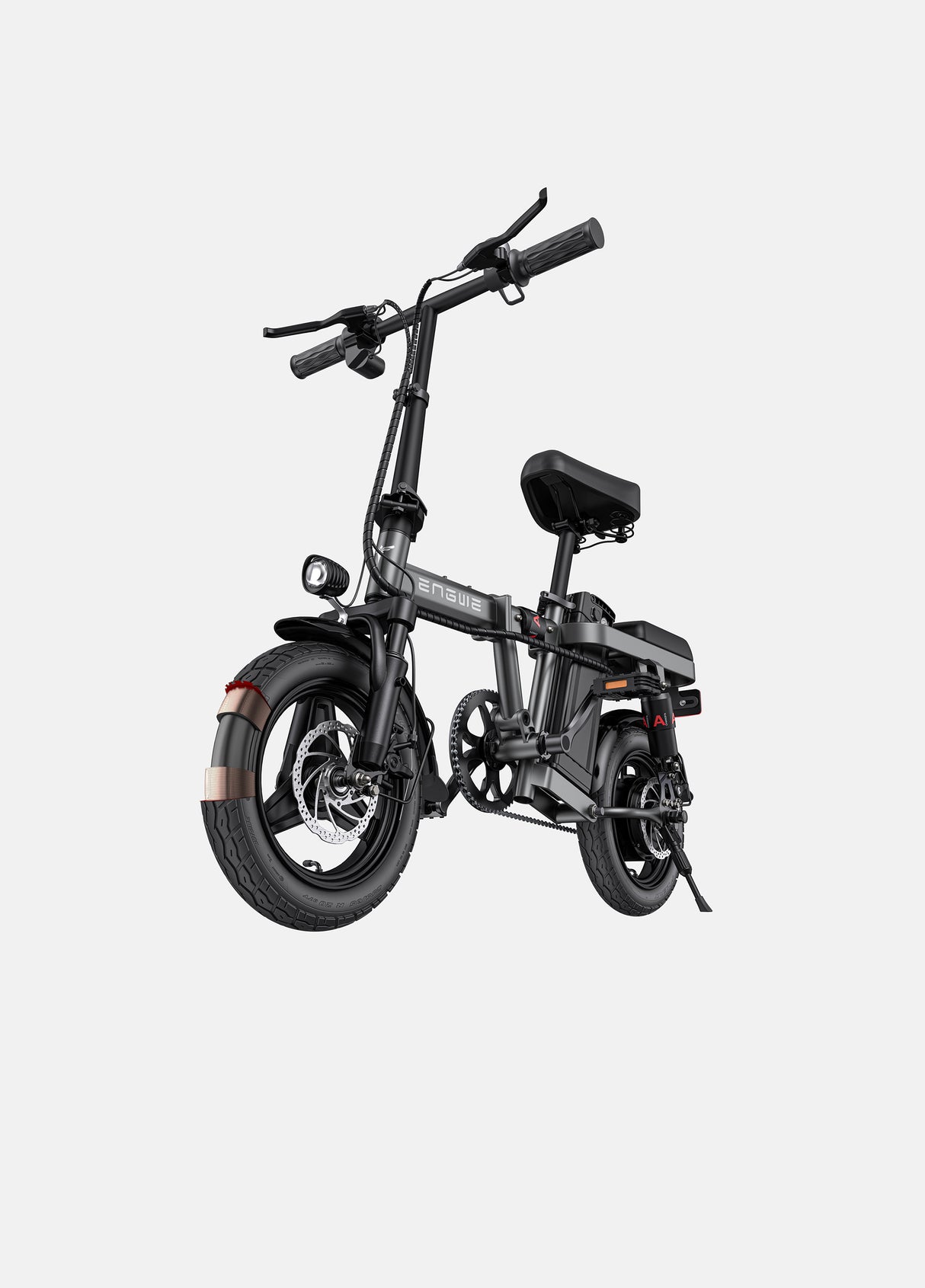 gray engwe t14 mini electric bike