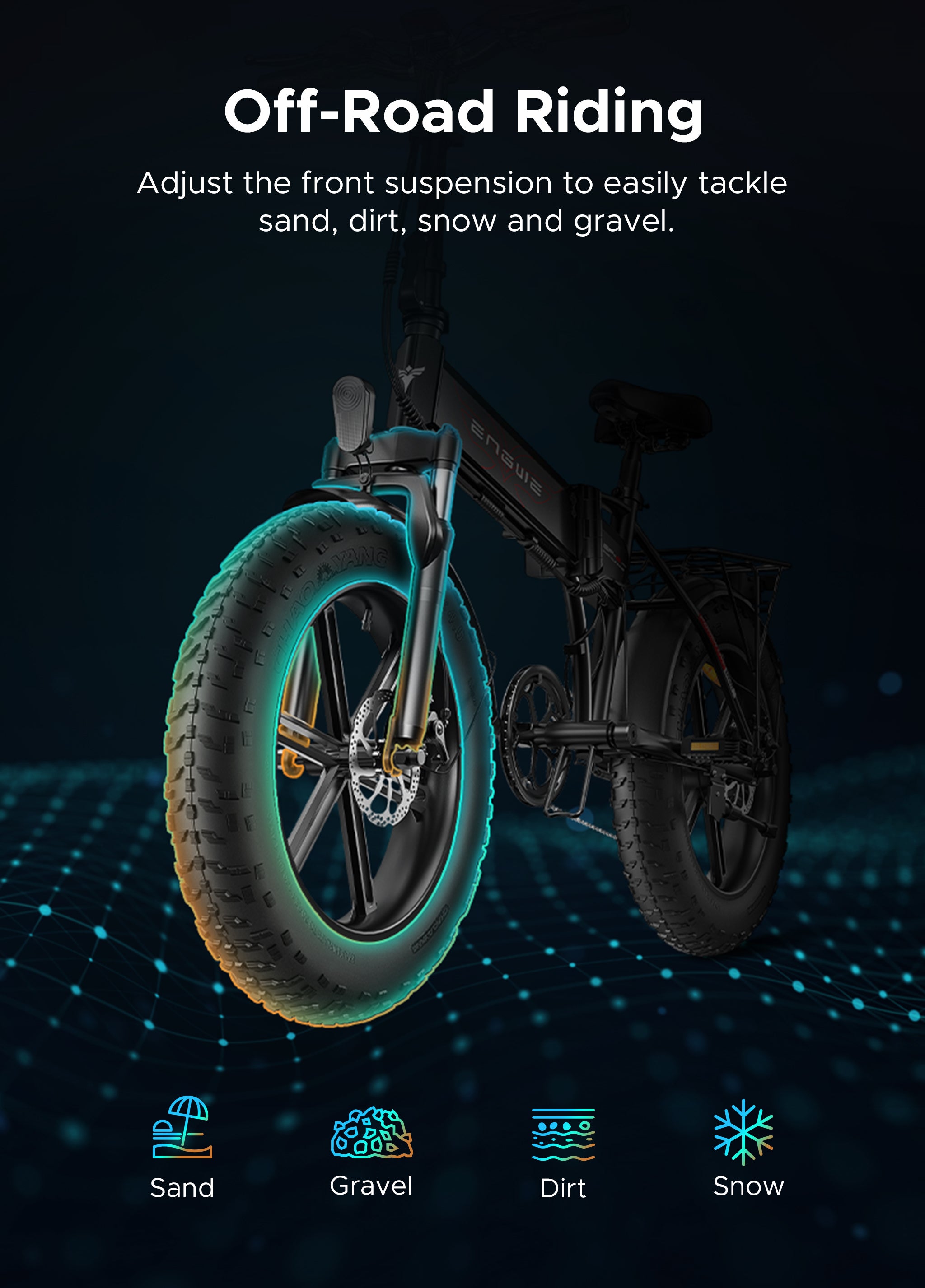 ENGWE EP-2 Pro front suspension