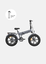 1 slate gray engwe ep-2 pro and an extra 13ah battery
